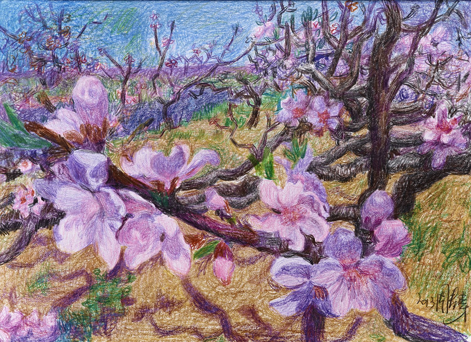 Purple Peach Blossom